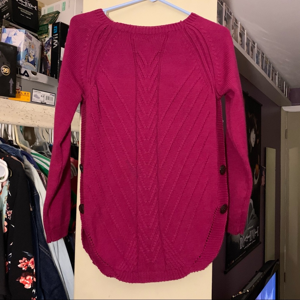Pink sweater